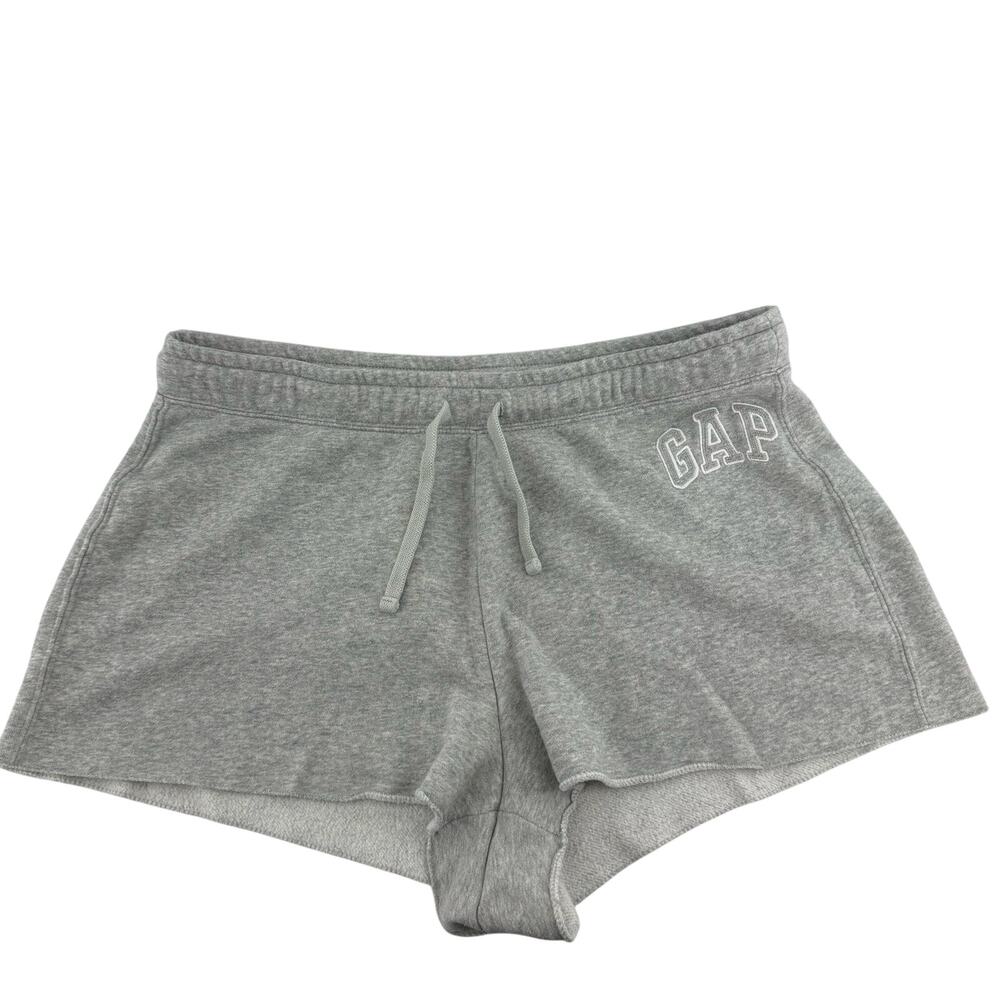 Gap Gray Logo Sweat Lounge Shorts Large